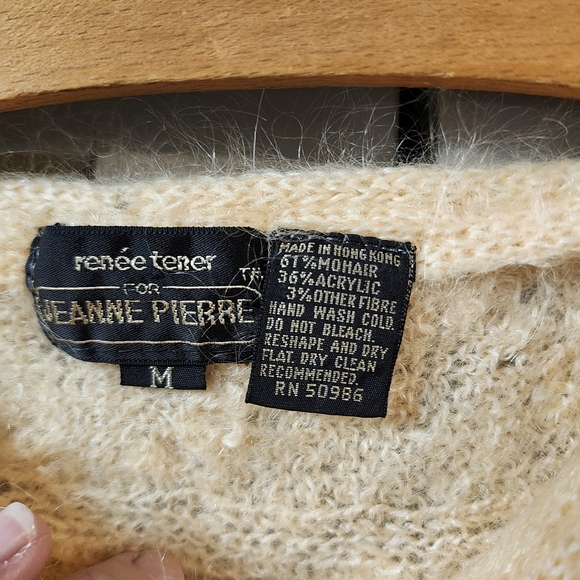 Vintage Jeanne Pierre Mohair Blend Sweater Sz M - Picture 4 of 5